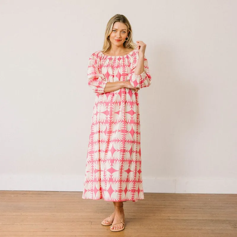 Pink Lemonade Tile Ace Dress sold by Sunshine Tienda