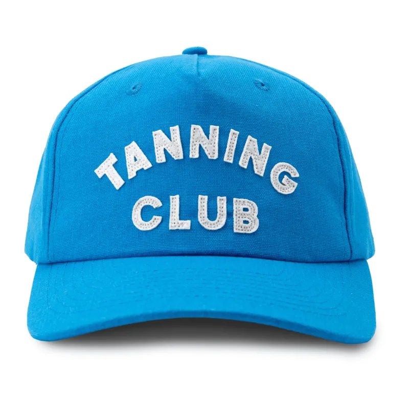 Blue Tanning Club Hat made by Sunshine Tienda