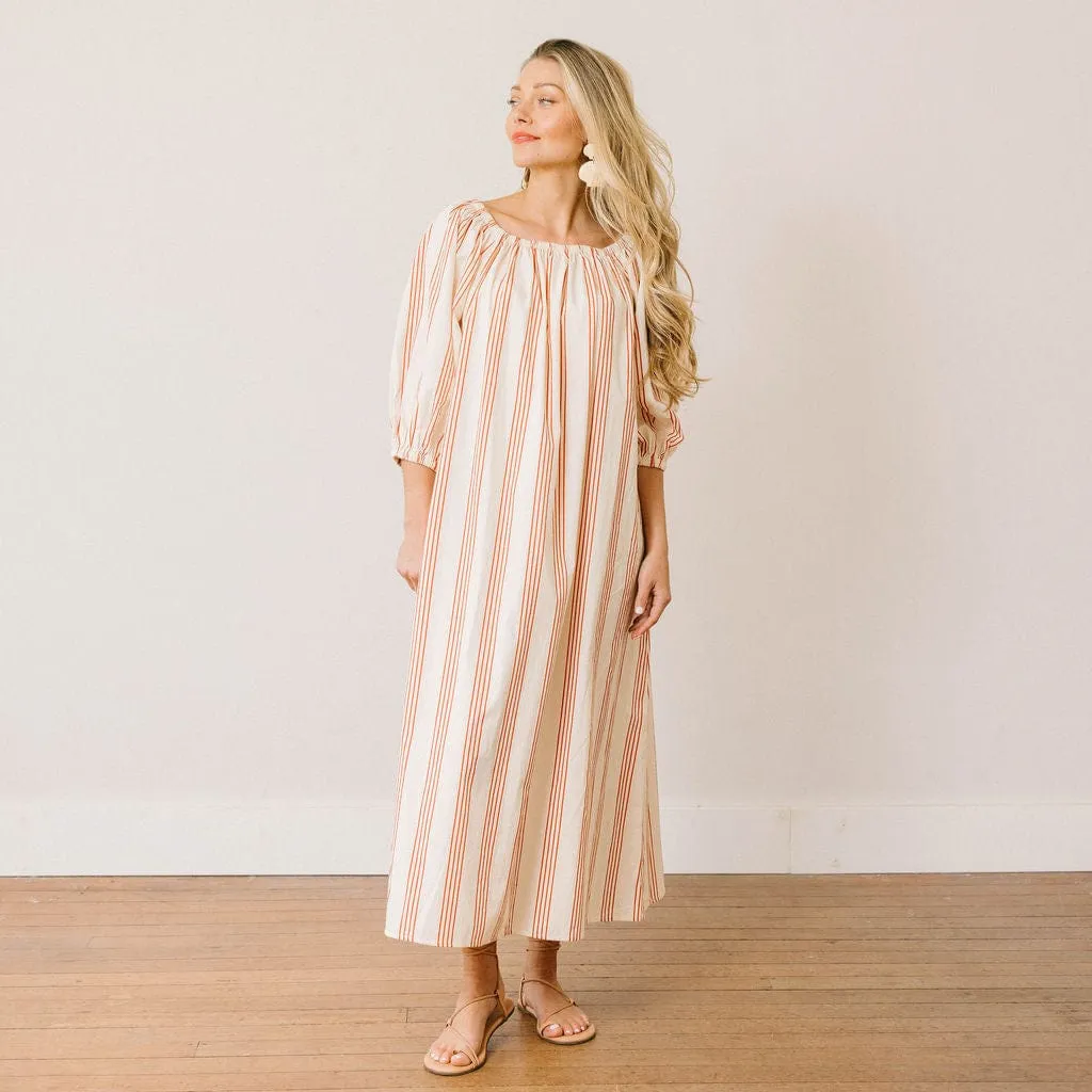Cherry Pinstripe Ace Dress sold by Sunshine Tienda product image thumbnail 4