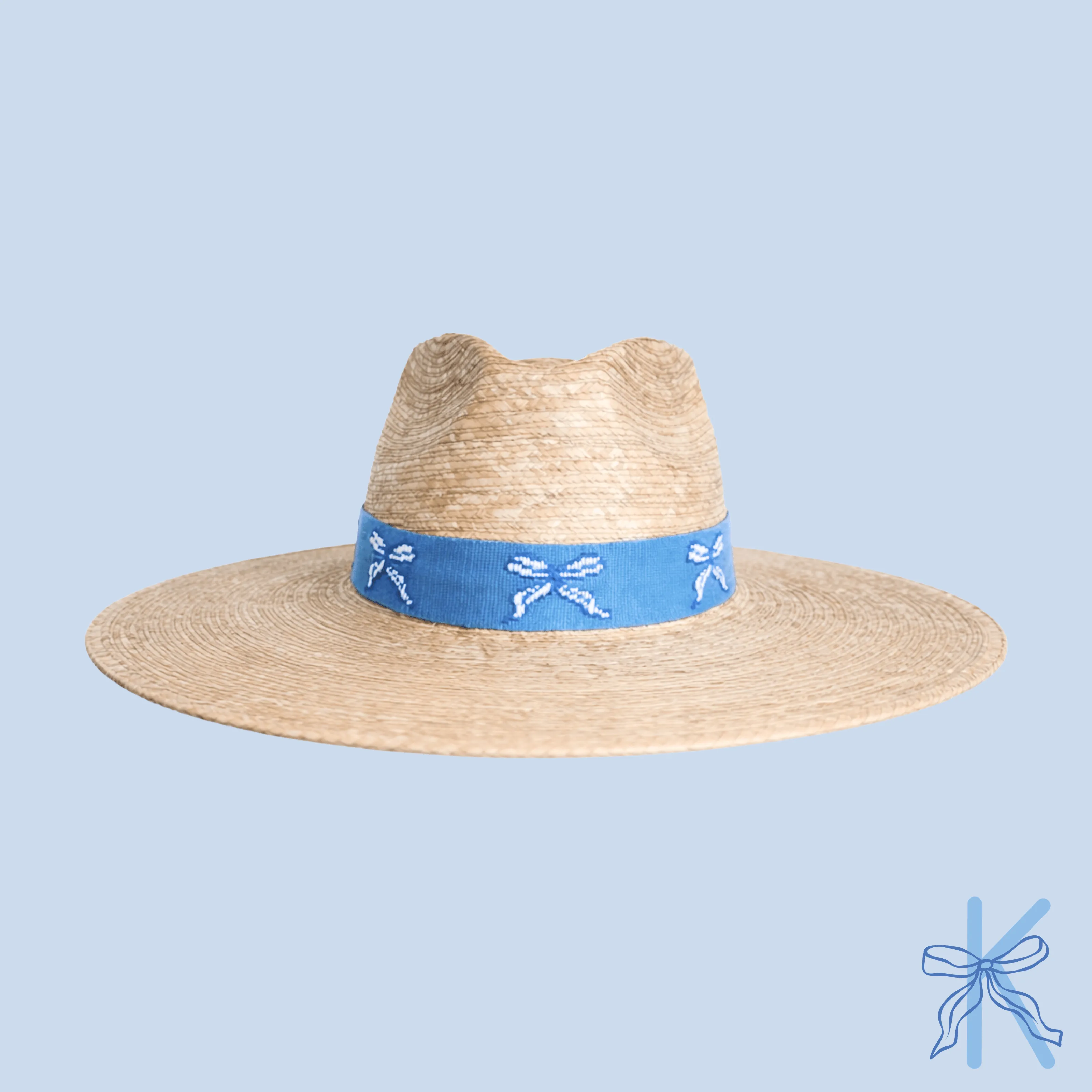 Kellyanne Bow Palm Hat sold by Sunshine Tienda