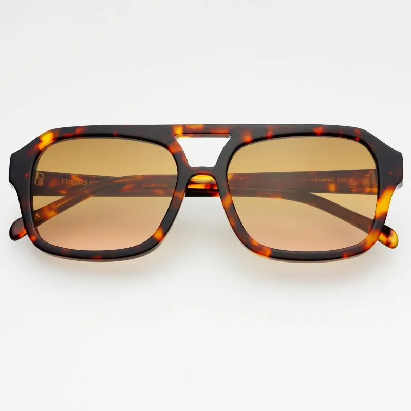 Havana Acetate Aviator Sunglasses : Tortoise / Brown made by Sunshine Tienda
