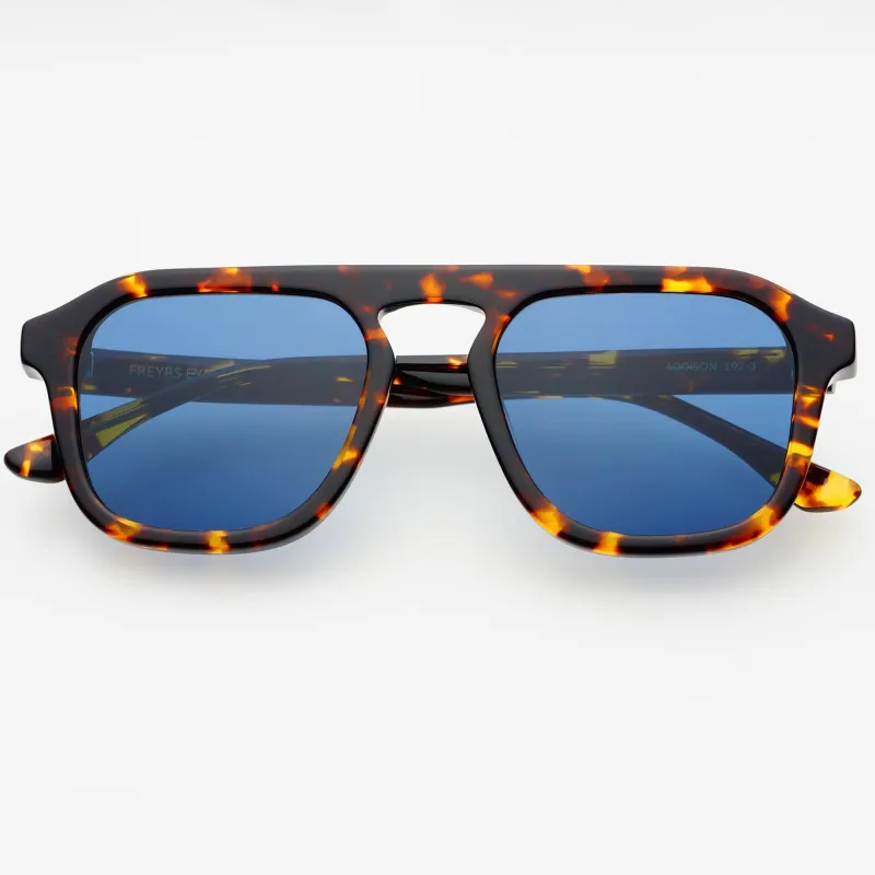 Addison Acetate Unisex Aviator Sunglasses : Tortoise / Gray made by Sunshine Tienda