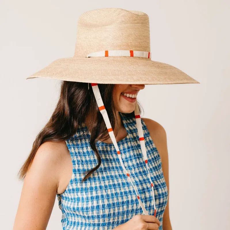 Cherry Pinstripe Removable Strap made by Sunshine Tienda