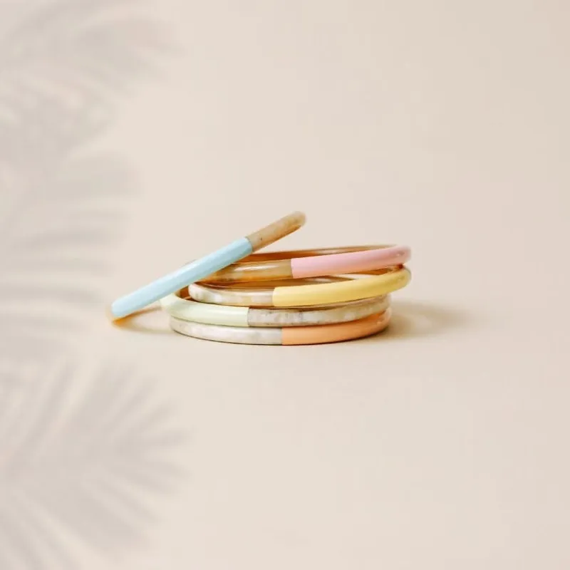 Pastel Seaside Bangle Set made by Sunshine Tienda