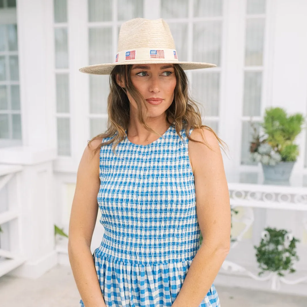 Blue Bay Gingham Marine Dress sold by Sunshine Tienda product image thumbnail 2