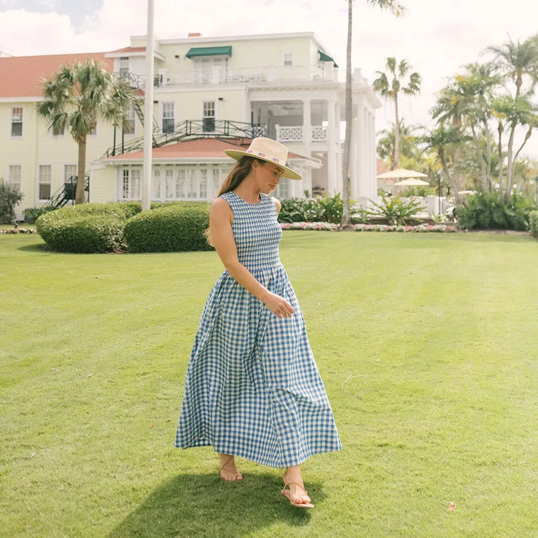 Blue Bay Gingham Marine Dress sold by Sunshine Tienda product image thumbnail 5