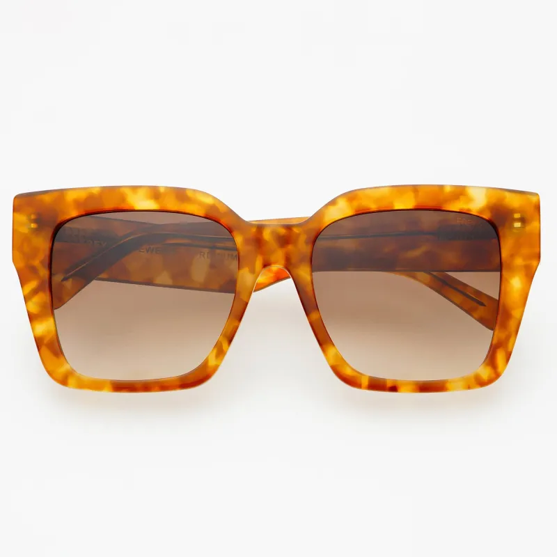 Oversized Square Sunglasses: Brown made by Sunshine Tienda