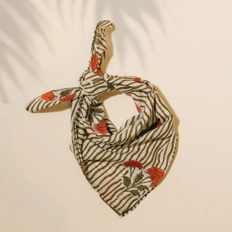 Wavy Stripe Scarf made by Sunshine Tienda
