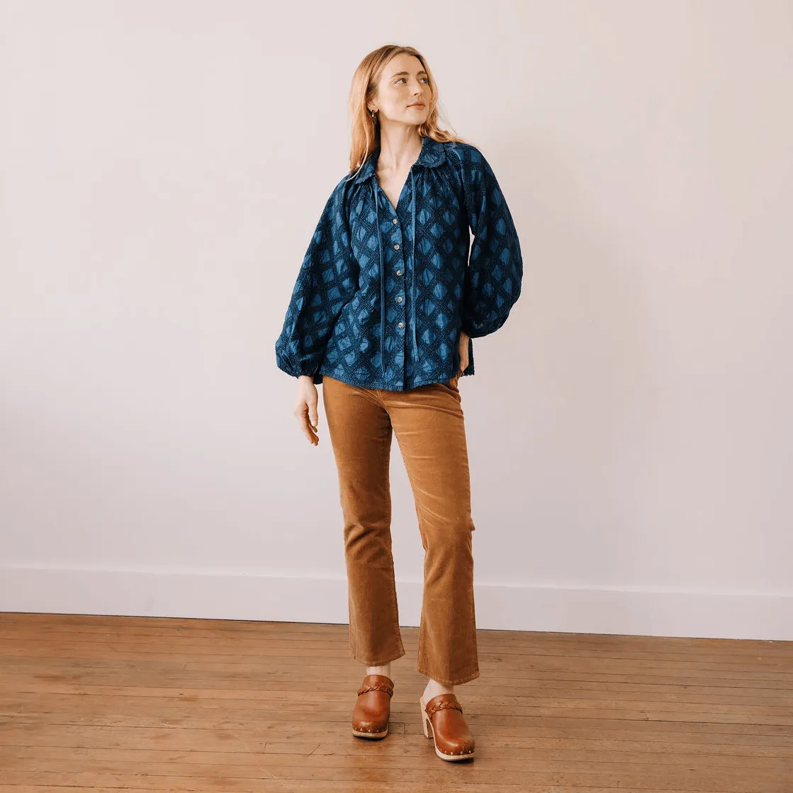 Denim Eyelet Willa Top sold by Sunshine Tienda product image thumbnail 4