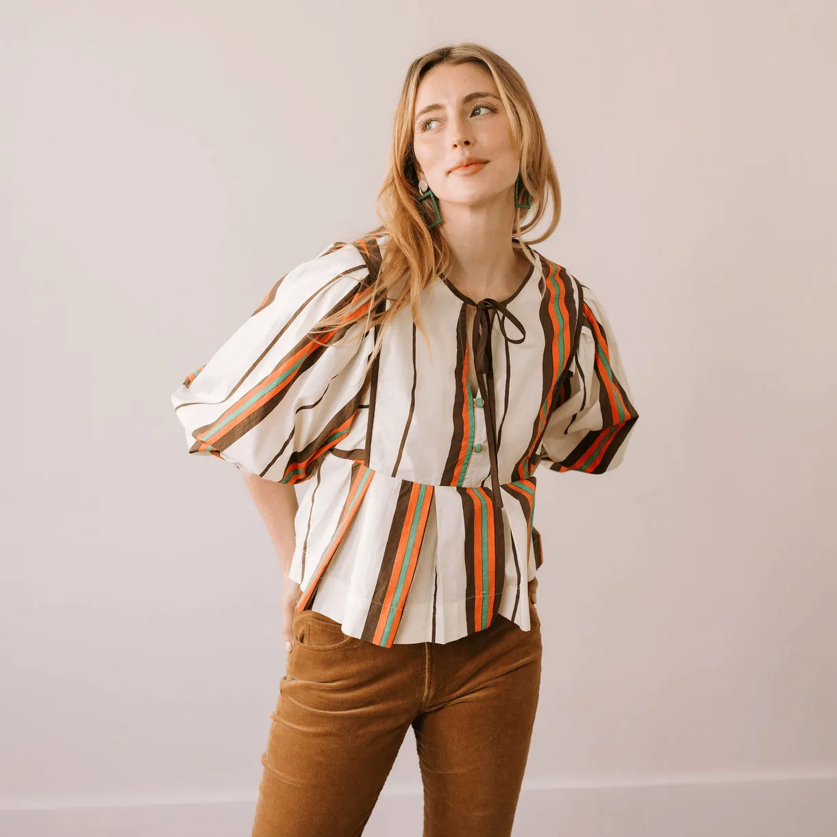 Vintage Stripe Fable Top sold by Sunshine Tienda product image thumbnail 2