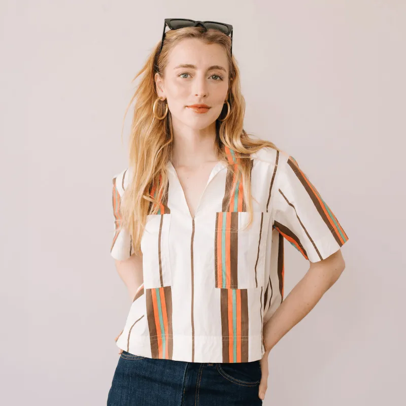 Vintage Stripe Palmer Top made by Sunshine Tienda