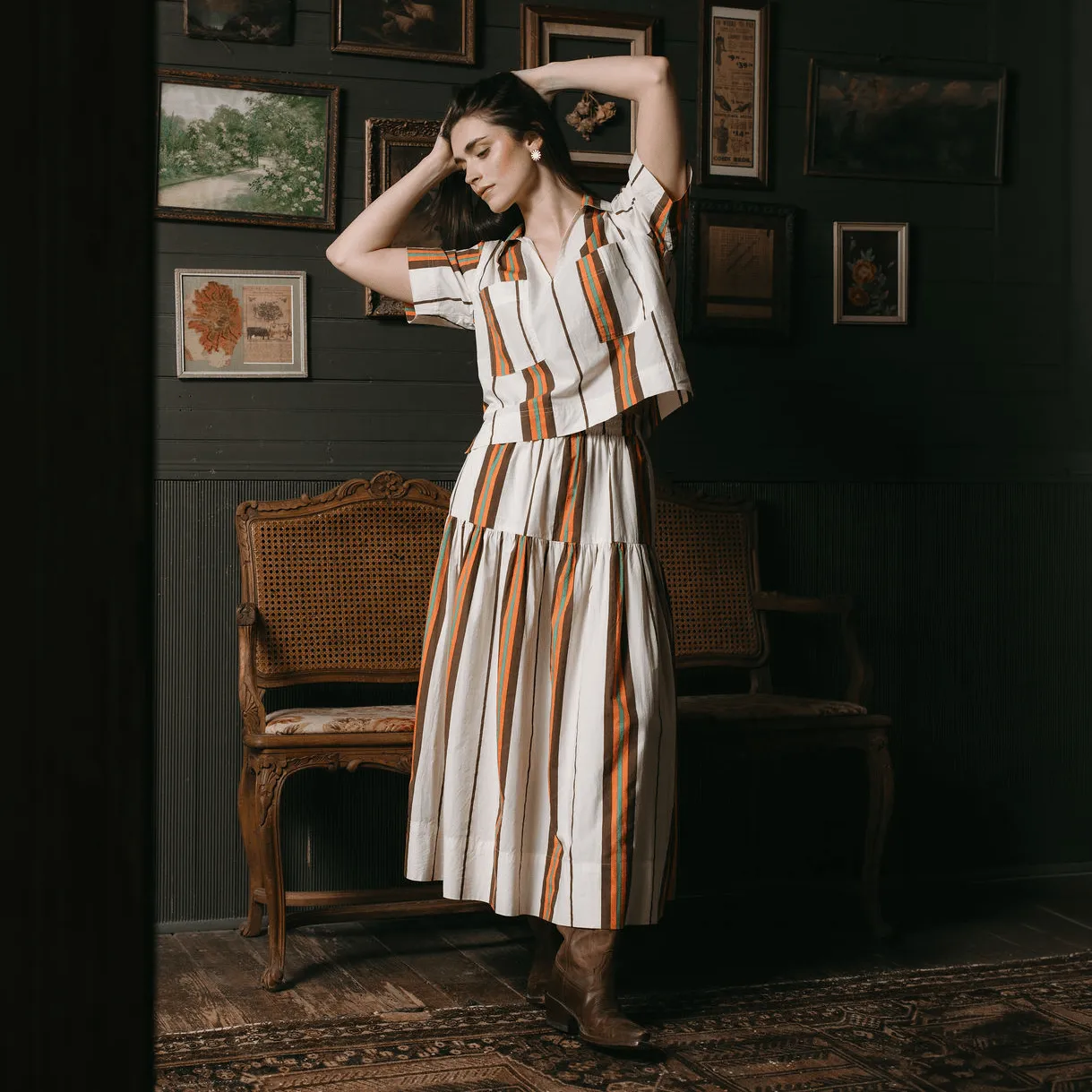 Vintage Stripe Palmer Top sold by Sunshine Tienda product image thumbnail 4