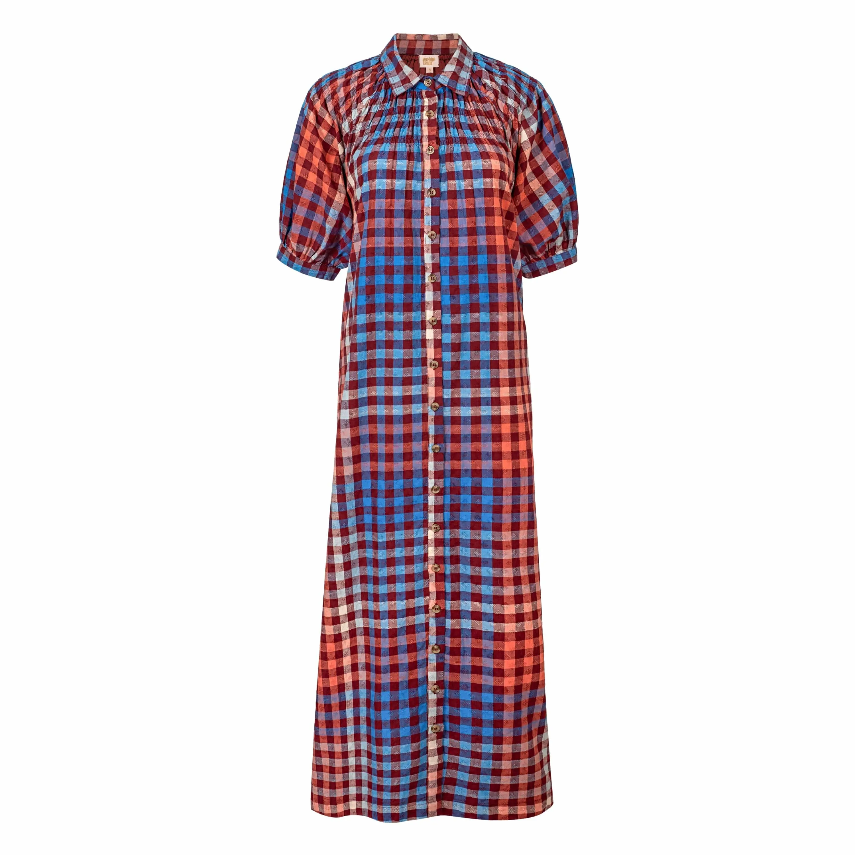 Cabernet Gingham Oasis Dress sold by Sunshine Tienda product image thumbnail 3