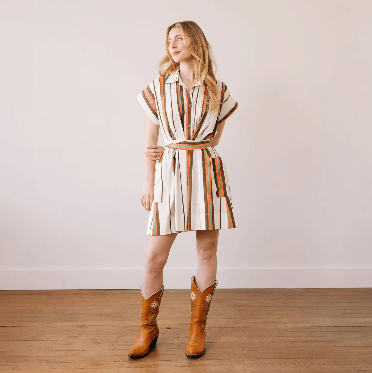 Vintage Stripe Eloise Dress sold by Sunshine Tienda