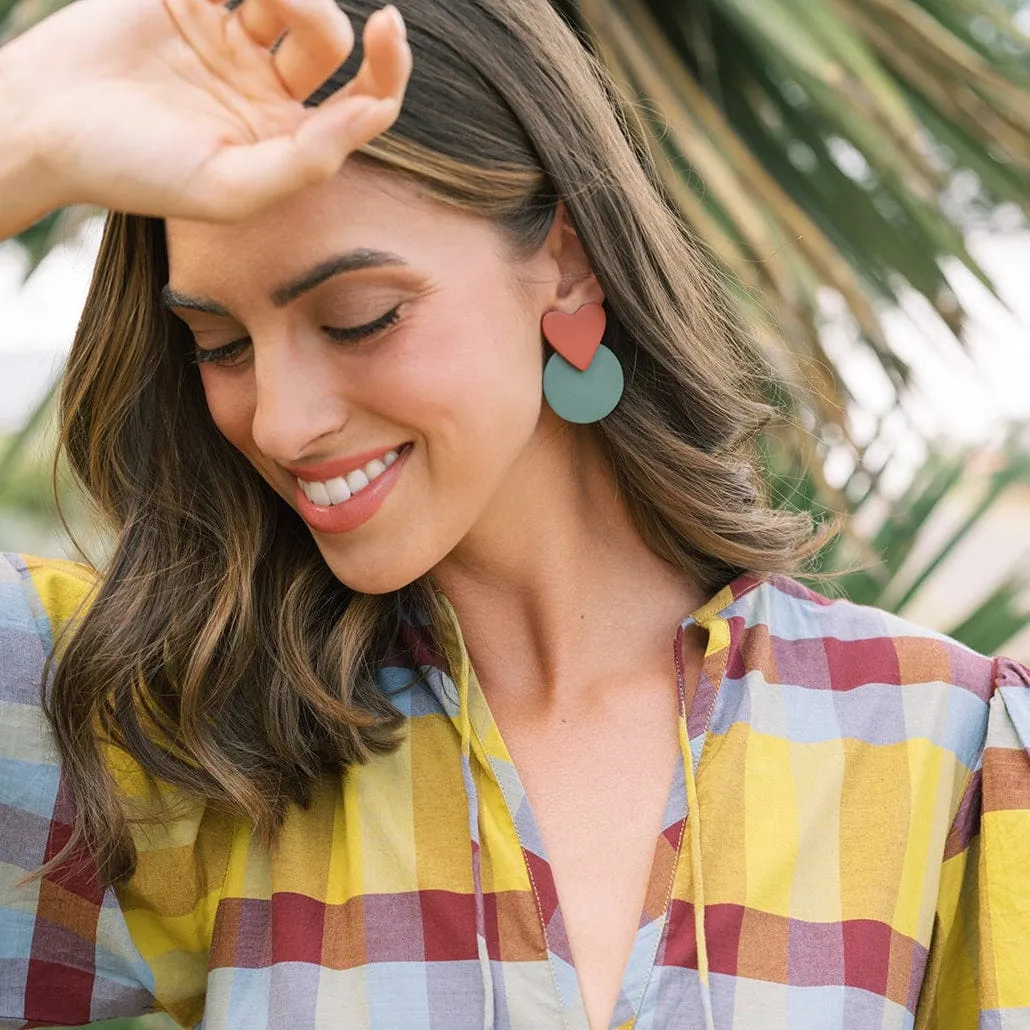 Tienda Heart Earrings sold by Sunshine Tienda product image thumbnail 2