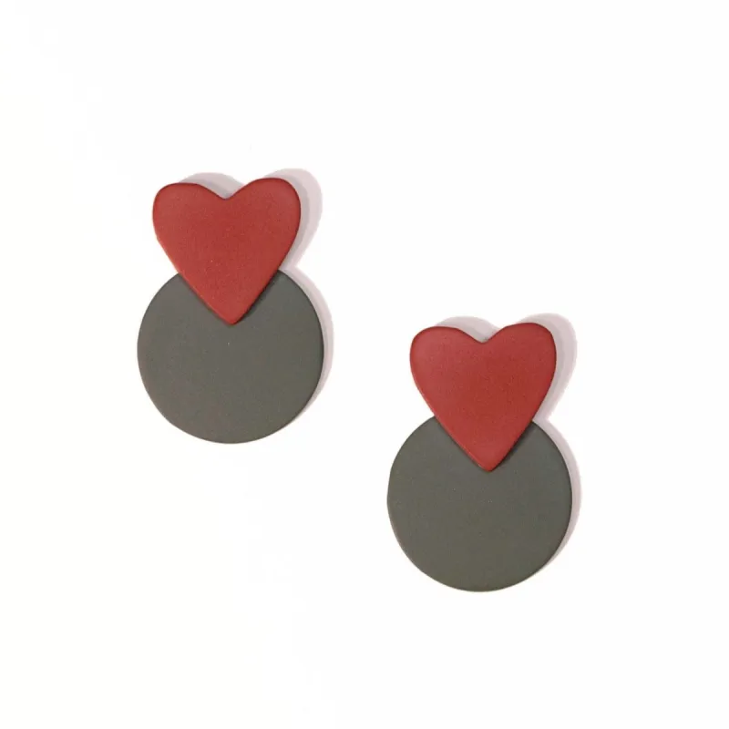 Tienda Heart Earrings sold by Sunshine Tienda