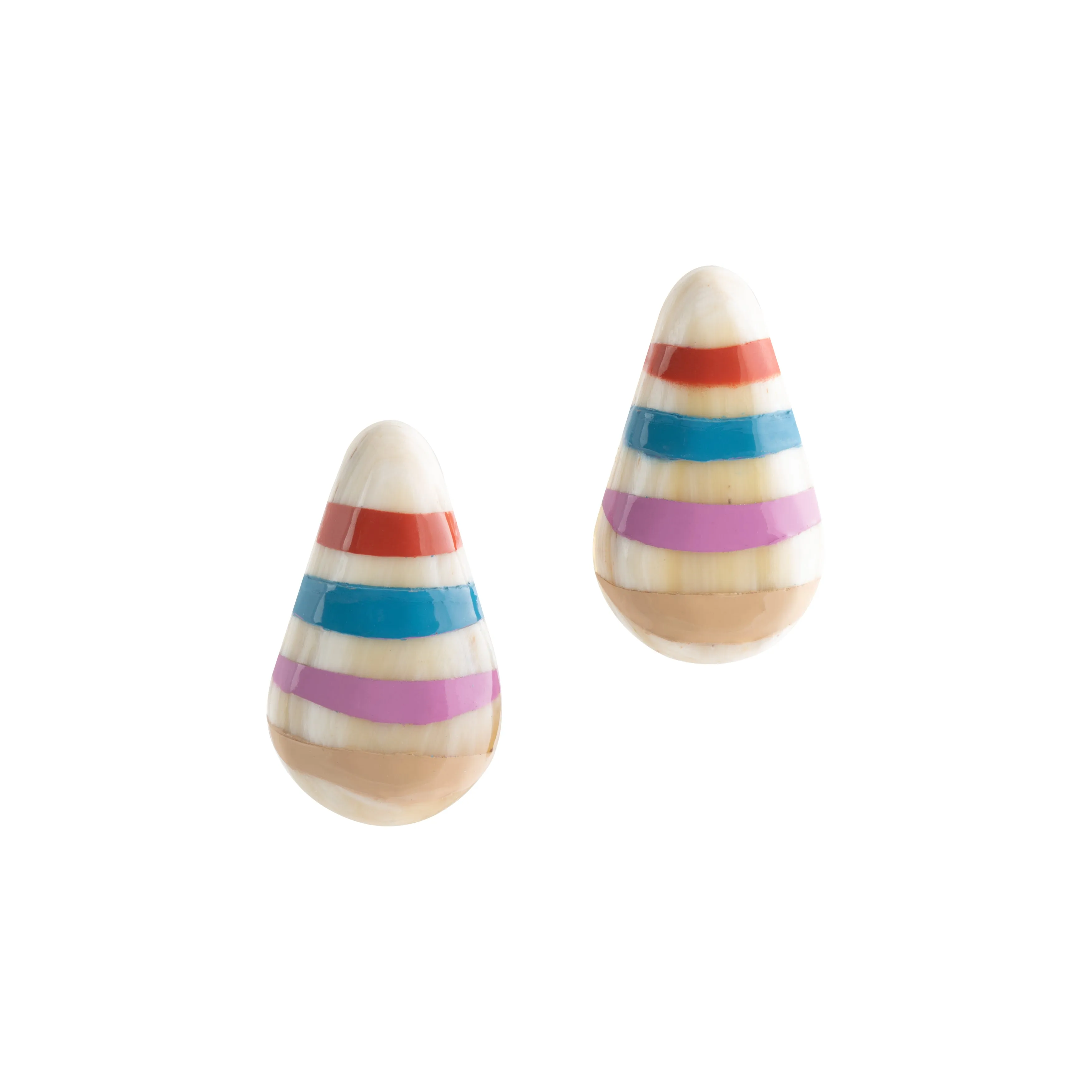 Colorful Stripe Dew Drop Earrings sold by Sunshine Tienda product image thumbnail 2