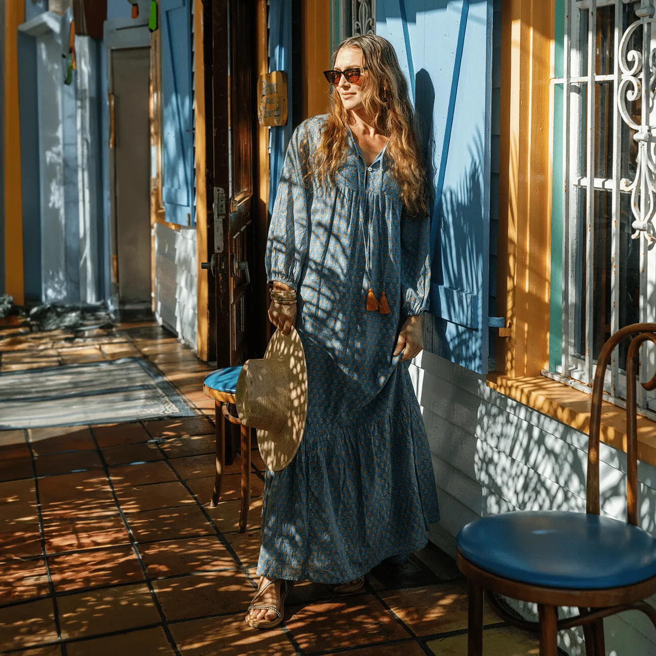 Dark and Stormy Copa Dress sold by Sunshine Tienda