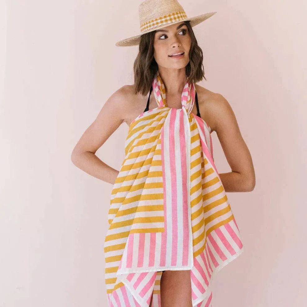 Sherbet Stripe Sarong sold by Sunshine Tienda