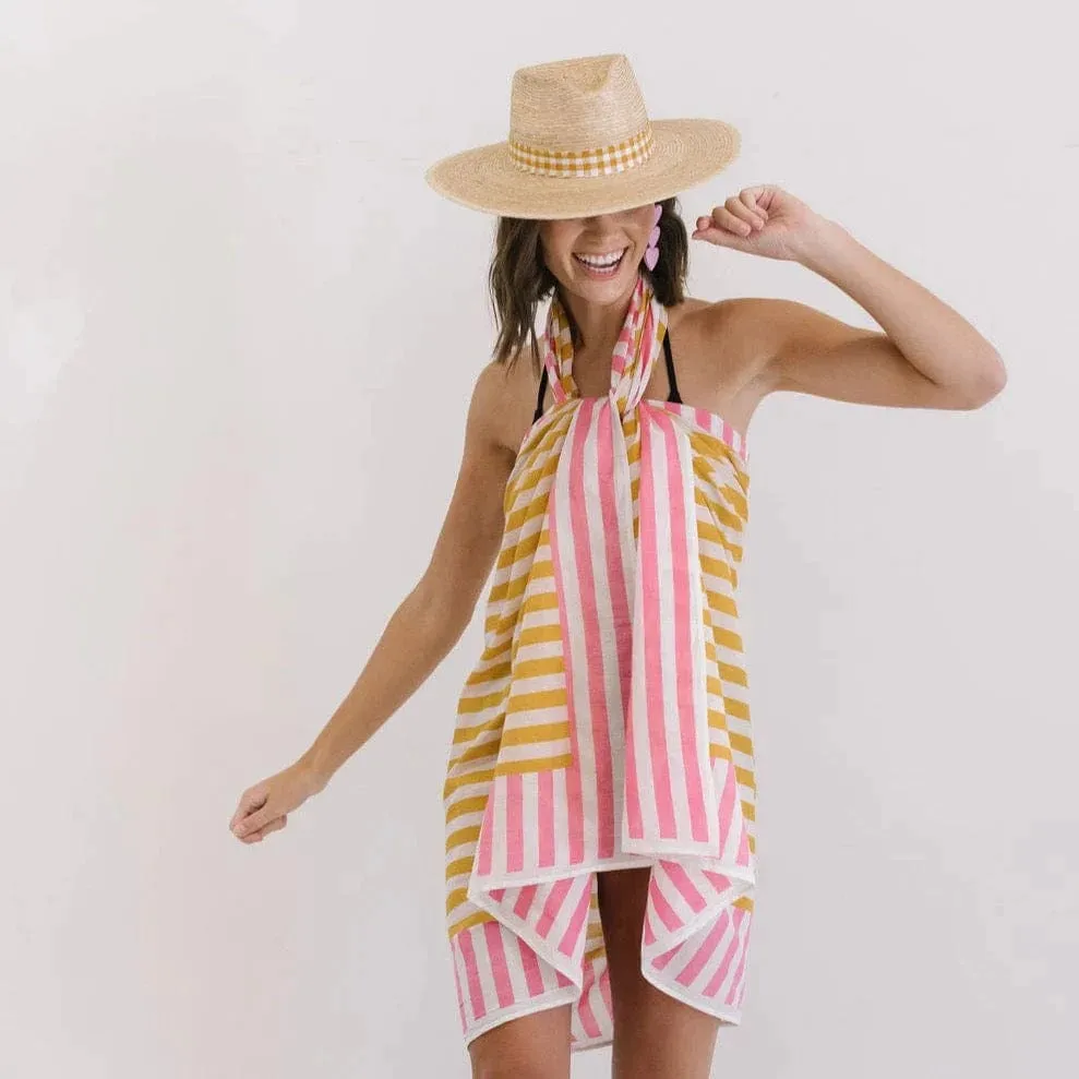 Sherbet Stripe Sarong sold by Sunshine Tienda product image thumbnail 4