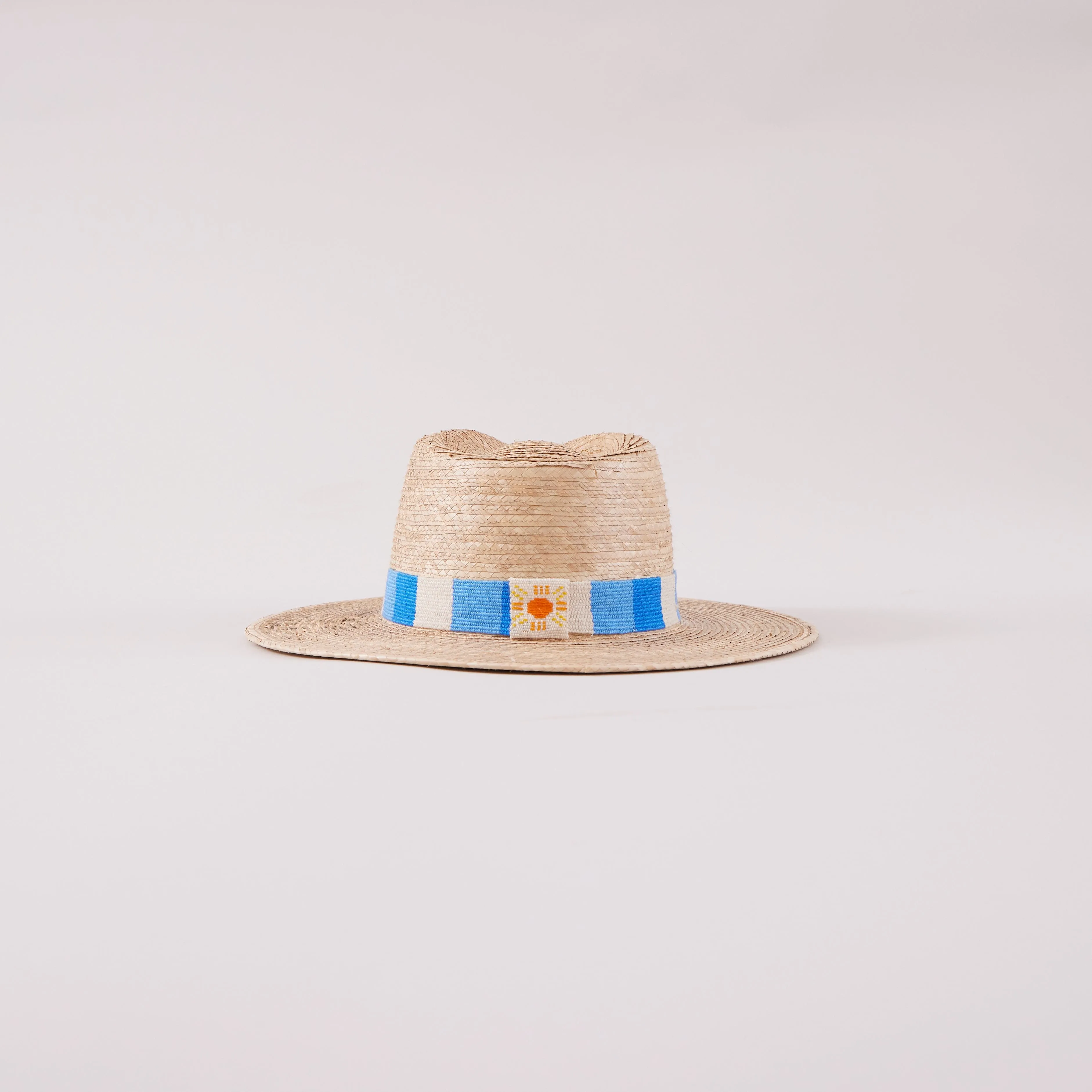 Pink Chicken X Sunshine Tienda Kid's Hat - Blue Stripes sold by Sunshine Tienda product image thumbnail 4