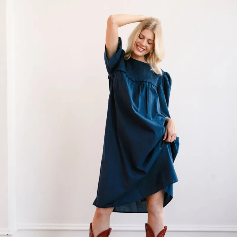 Navy Nomad Dress sold by Sunshine Tienda