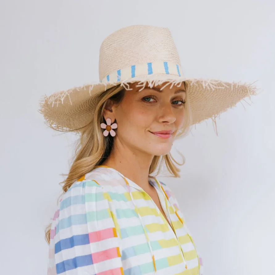 Susana Wide Brimmed Palm Fringe Hat sold by Sunshine Tienda product image thumbnail 3