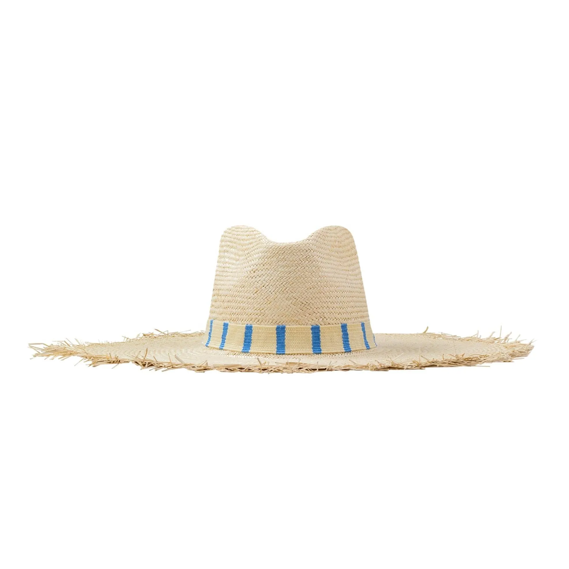 Susana Wide Brimmed Palm Fringe Hat sold by Sunshine Tienda product image thumbnail 2