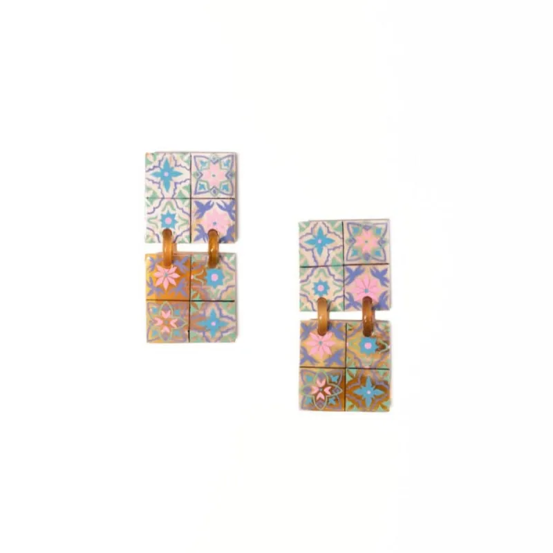 Pastel Teja Earrings sold by Sunshine Tienda