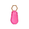 Fuchsia Raffia Hat Holder sold by Sunshine Tienda