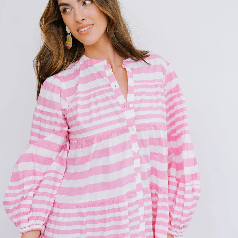 Duval Stripe Anna Dress sold by Sunshine Tienda product image thumbnail 2