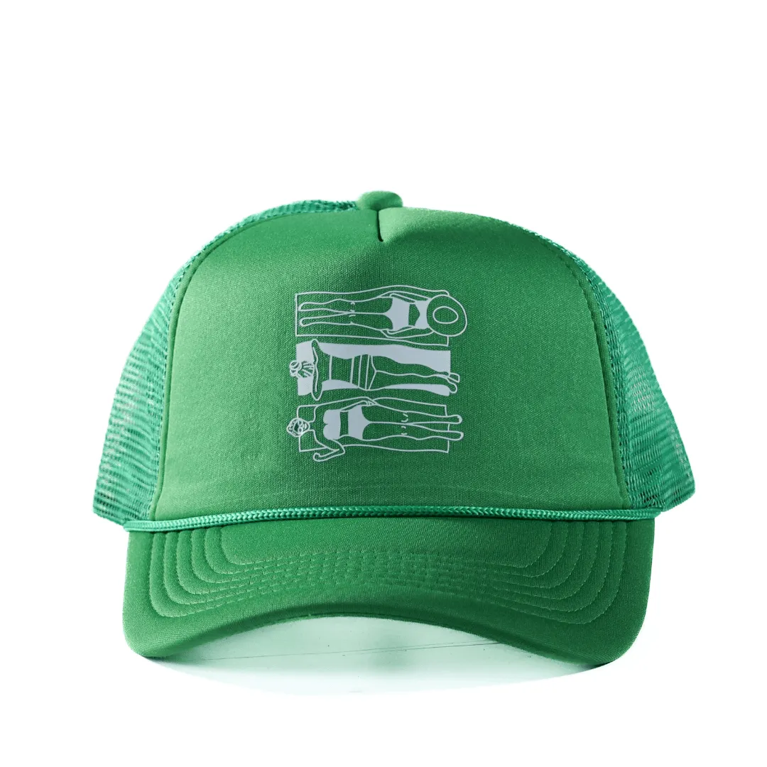Green Sunbather Trucker Hat sold by Sunshine Tienda