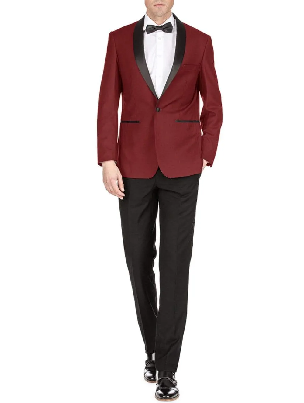 Men's Premium Slim Fit Shawl Lapel Tuxedo sold by Daily Haute