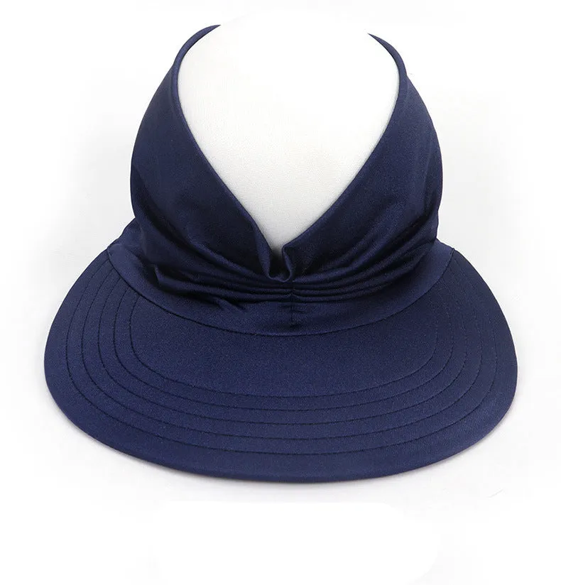 Haute Edition Women's Ruched Stretchy Headband Sun Visor Hat sold by Daily Haute product image thumbnail 3