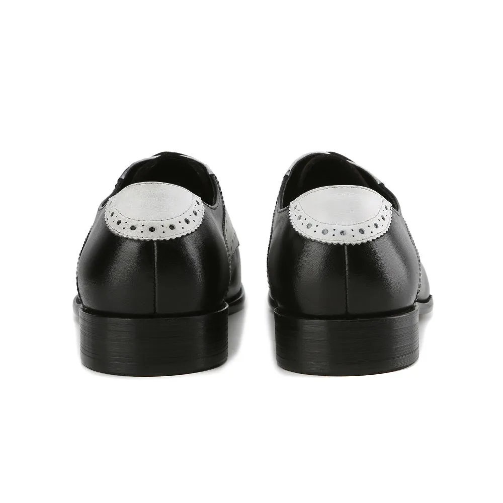 Gino Vitale Men's Handcrafted Genuine Leather Brogue Contrast Dress Shoe sold by Daily Haute product image thumbnail 4