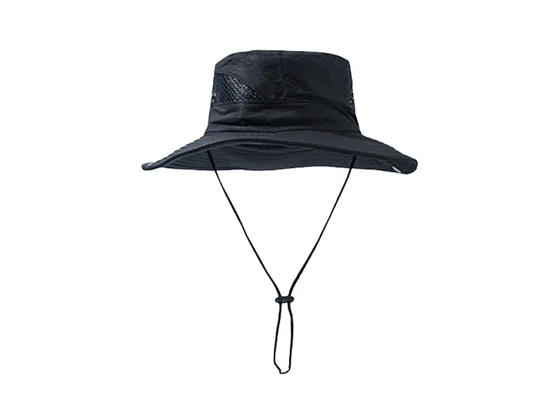 Unisex Wide Brim Quick-Dry UV Protection Sun Fishing Hat sold by Daily Haute