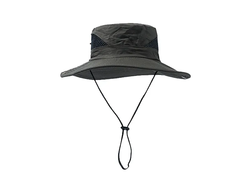 Unisex Wide Brim Quick-Dry UV Protection Sun Fishing Hat sold by Daily Haute product image thumbnail 5