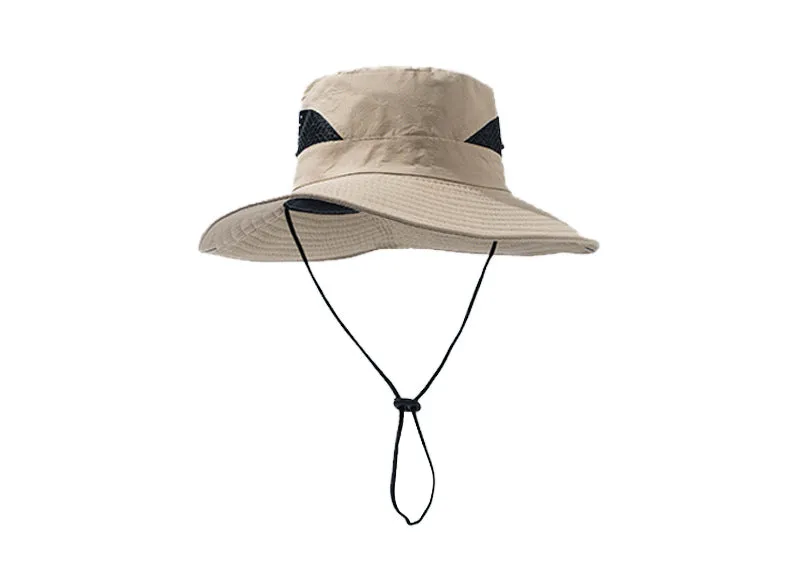Unisex Wide Brim Quick-Dry UV Protection Sun Fishing Hat sold by Daily Haute product image thumbnail 4