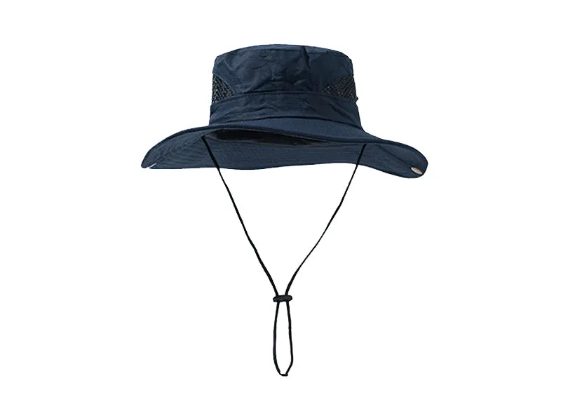 Unisex Wide Brim Quick-Dry UV Protection Sun Fishing Hat sold by Daily Haute product image thumbnail 3