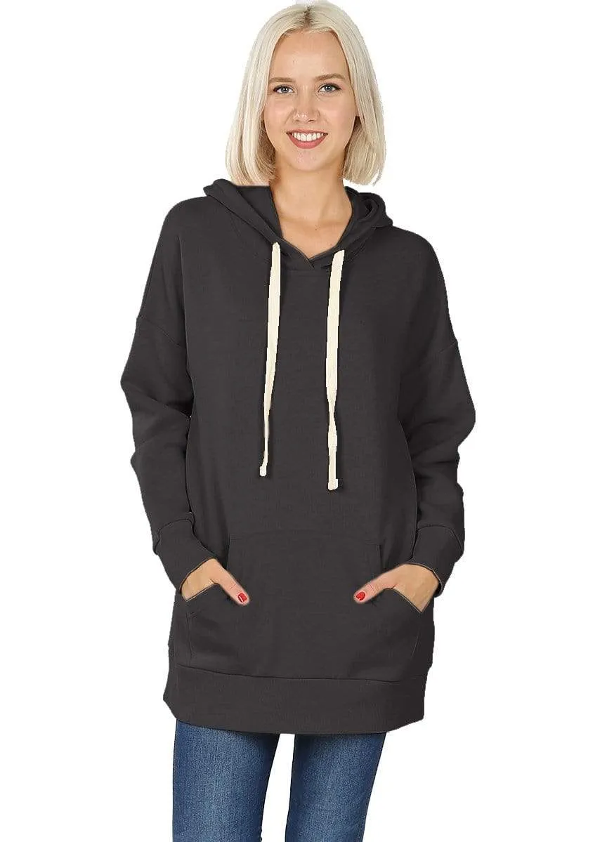 Haute Edition Women's Fashion Fleece Lined Pullover Hoodies sold by Daily Haute