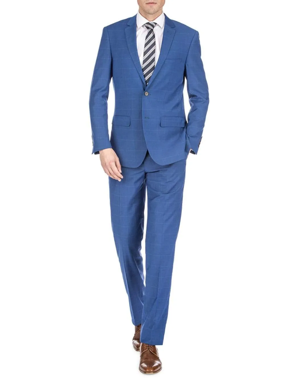 Men's Traveler Check Slim Fit Suits sold by Daily Haute