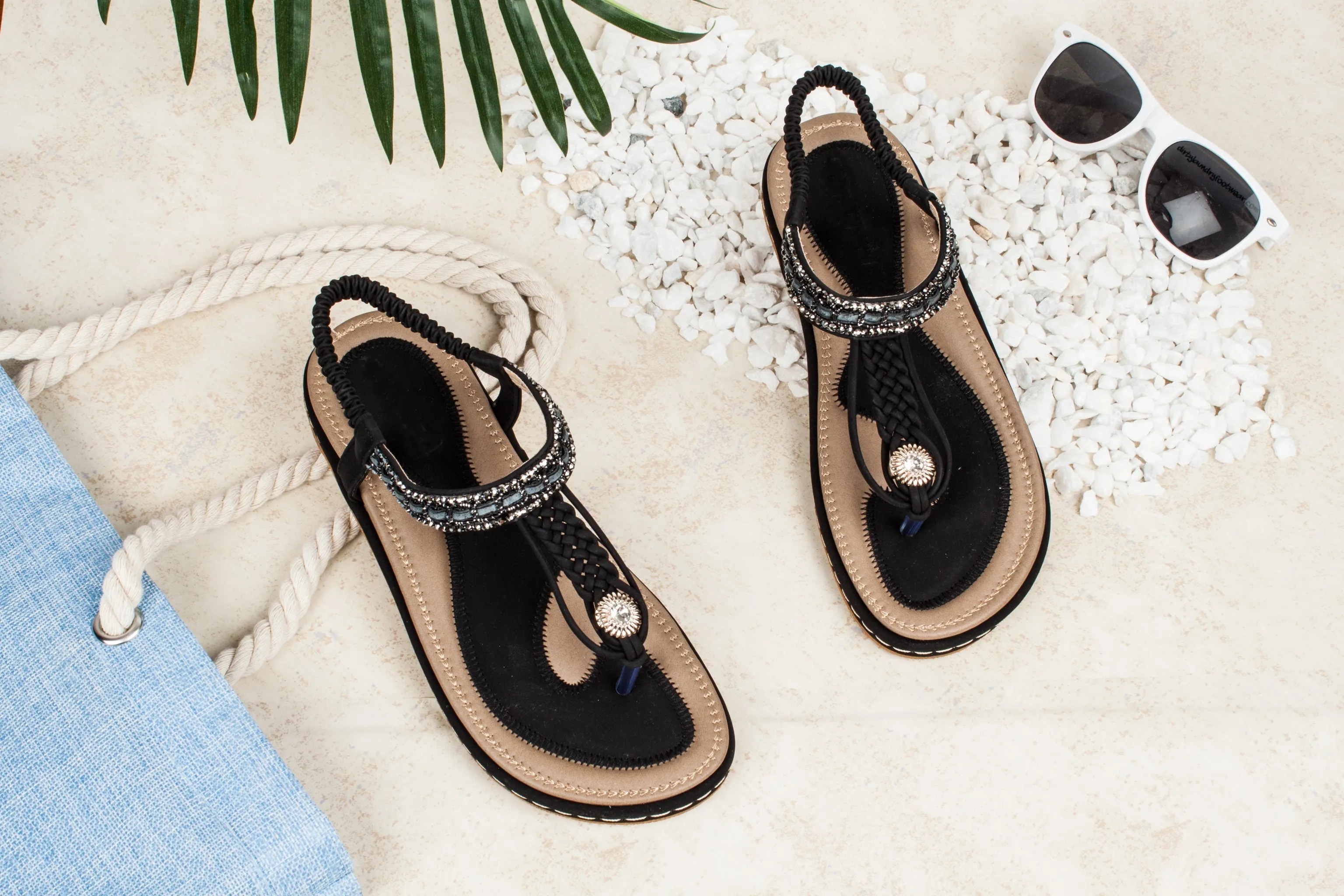 Haute edition Summer Bohemian Beaded Comfort Sandals sold by Daily Haute product image thumbnail 3