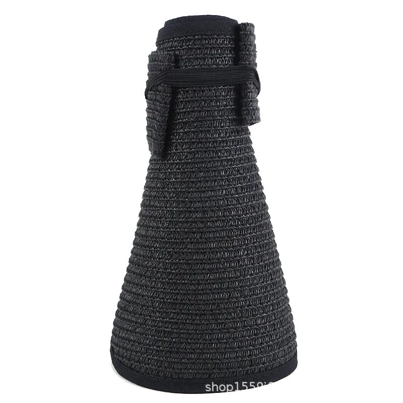 Haute Edition Women's Roll Up Packable Sun Visor Hat sold by Daily Haute product image thumbnail 4