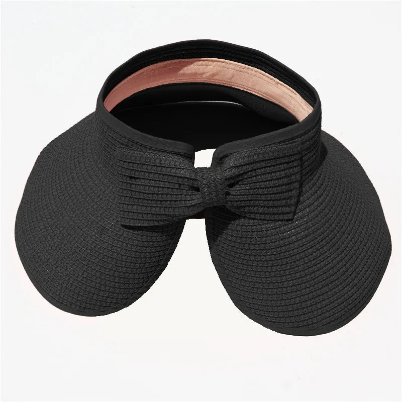 Haute Edition Women's Roll Up Packable Sun Visor Hat sold by Daily Haute product image thumbnail 3