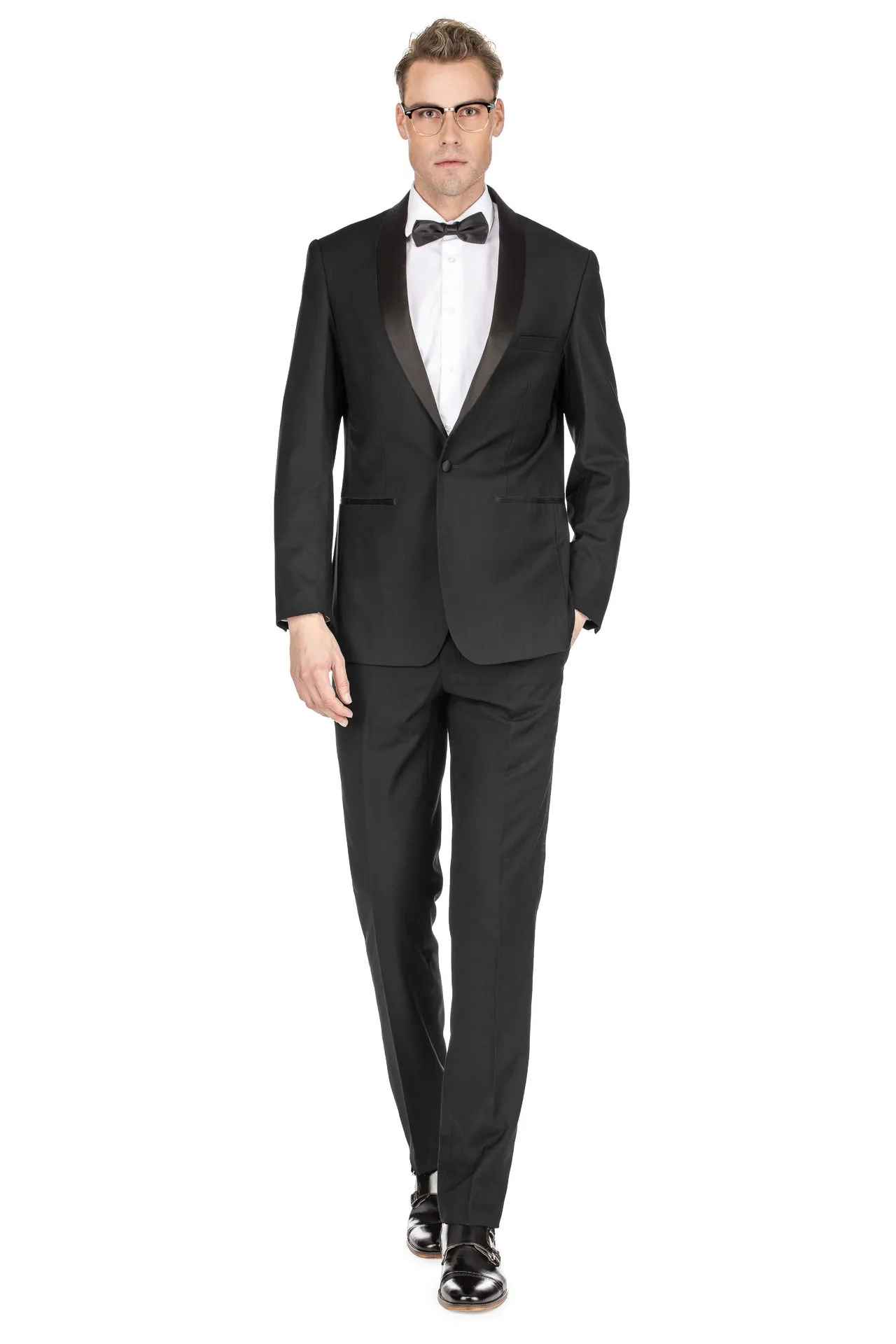 Men's Premium Slim Fit Shawl Lapel Tuxedo sold by Daily Haute product image thumbnail 4
