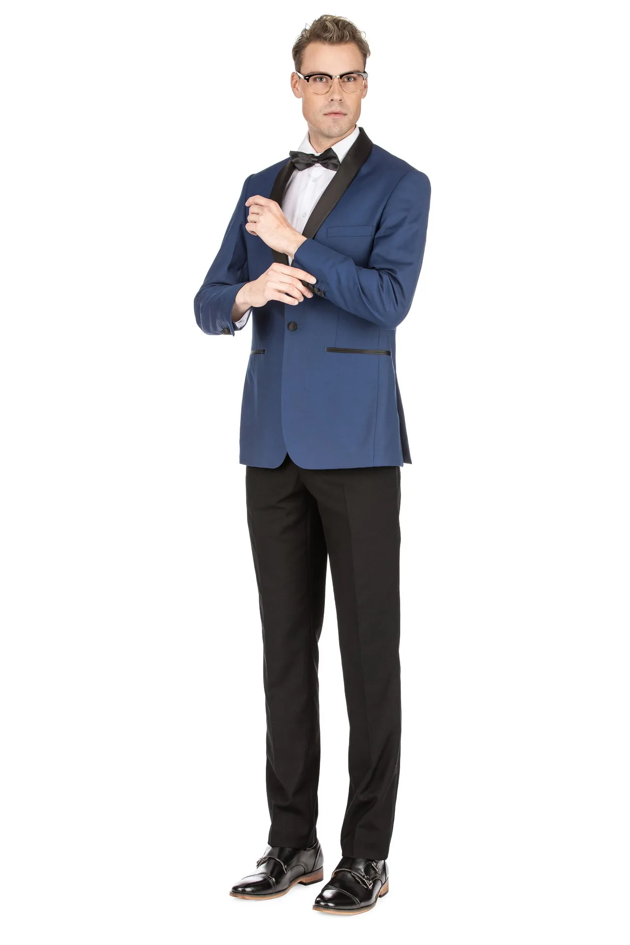Men's Premium Slim Fit Shawl Lapel Tuxedo sold by Daily Haute product image thumbnail 2