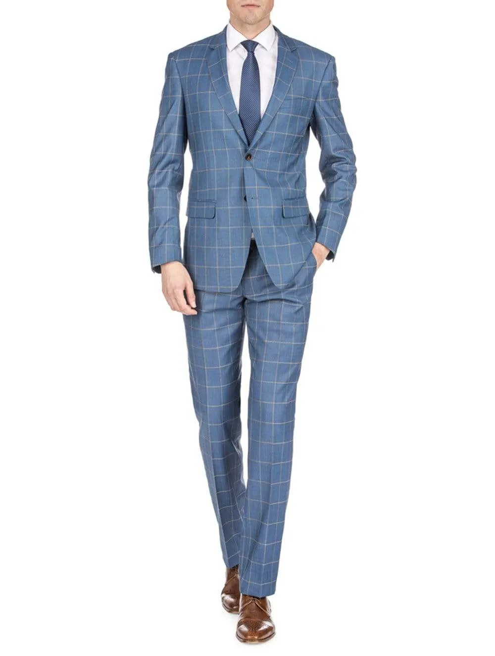 Men's Check Slim Fit Suits sold by Daily Haute