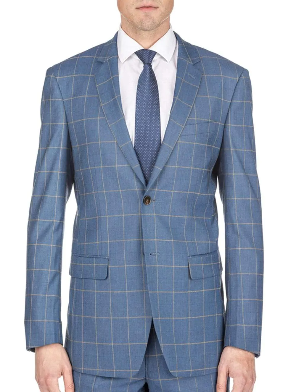 Men's Check Slim Fit Suits sold by Daily Haute product image thumbnail 2