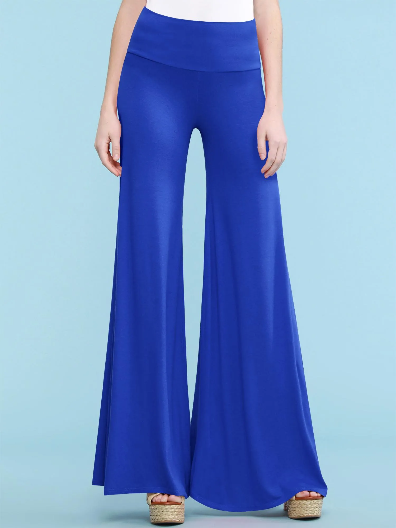 Women's Casual Comfy Wide Leg Palazzo Lounge Pants sold by Daily Haute product image thumbnail 2
