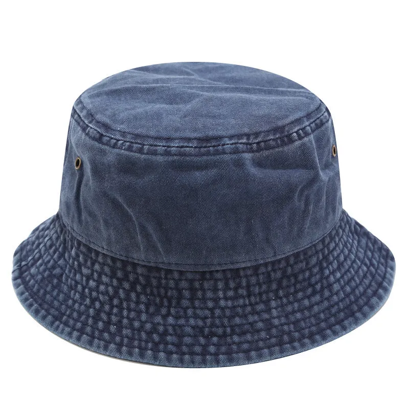 Unisex Washed Canvas Solid Color Bucket Hat sold by Daily Haute product image thumbnail 2